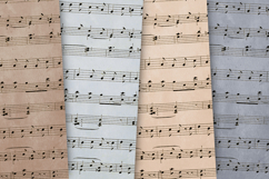 Music Vintage Seamless Patterns, old music digital papers Product Image 2