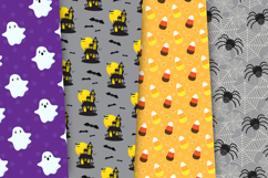 Halloween Seamless Patterns, happy halloween digital papers Product Image 2