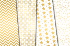 Gold Seamless Patterns, gold digital papers, gold background Product Image 2
