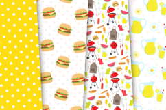 Barbecue Seamless Patterns, barbecue day digital papers Product Image 4