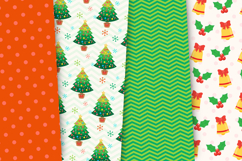 Christmas Santa Seamless Patterns, christmas digital papers Product Image 3