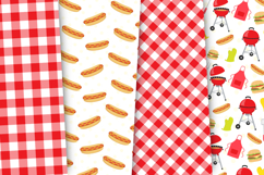 Barbecue Seamless Patterns, barbecue day digital papers Product Image 2