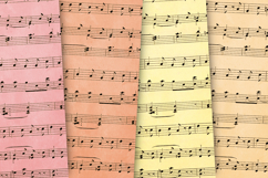 Music Vintage Seamless Patterns, old music digital papers Product Image 4