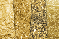 Gold Seamless Patterns, gold digital papers, gold textures Product Image 4