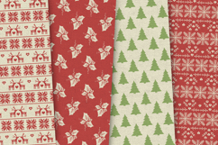 Merry Christmas Seamless Patterns, christmas digital papers Product Image 4