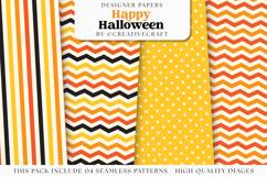Halloween Seamless Patterns, happy halloween digital papers Product Image 1