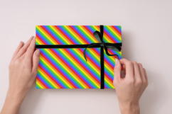 Rainbow Colors Seamless Patterns, rainbow digital papers Product Image 7