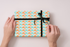 Coral Turquoise Seamless Patterns, turquoise digital papers Product Image 7
