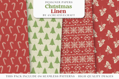 Merry Christmas Seamless Patterns, christmas digital papers Product Image 1