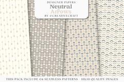 Tribal Seamless Patterns, tribal digital papers illustration Product Image 1