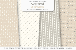 Tribal Seamless Patterns, tribal digital papers illustration Product Image 1