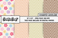 Autumn Fall Digital Paper, thanksgiving digital scrapbook Product Image 1