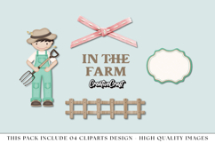 Animal Farm Clipart, animal farm graphics png, illustrations Product Image 1