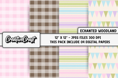 Autumn Fall Digital Paper, thanksgiving digital scrapbook Product Image 1