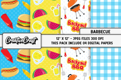 Barbecue Digital Papers, illustrations, backgrounds designs Product Image 1