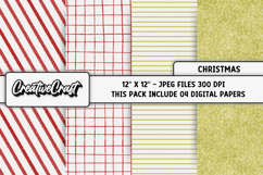 Christmas Digital Papers, christmas backgrounds designs Product Image 1