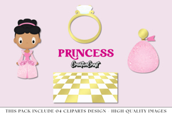 Princess png clipart, princess clipart illustration Product Image 1