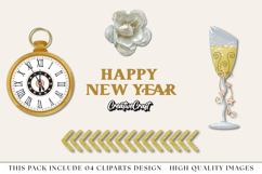 New Year png Clipart - Party, Balloons &amp; Fireworks Product Image 1