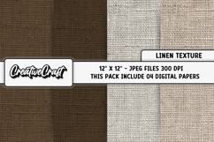 Linen Textures Digital Papers, linen backgrounds designs Product Image 1