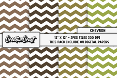 Chevron Digital Papers, chevron backgrounds illustrations Product Image 1