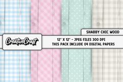 Shabby Chic digital paper, shabby chic backgrounds designs Product Image 1