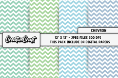 Chevron Digital Papers, chevron backgrounds illustrations Product Image 1