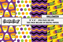 Halloween Digital Papers, scrapbooking, backgrounds designs Product Image 1