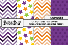 Halloween Digital Papers, scrapbooking, backgrounds designs Product Image 1