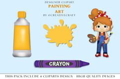 Back to School Clip Arts, school supplies, school graphics Product Image 1
