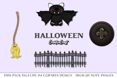 Halloween Clipart, halloween graphic design, illustrations Product Image 1