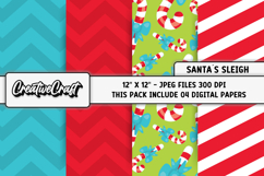 Christmas Digital Papers, christmas backgrounds designs Product Image 1