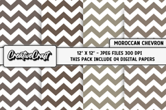 Moroccan Chevron Digital Papers, moroccan backgrounds design Product Image 1