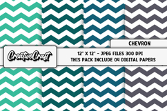 Chevron Digital Papers, chevron backgrounds illustrations Product Image 1