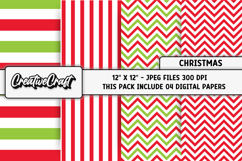 Christmas Digital Papers, christmas backgrounds designs Product Image 1
