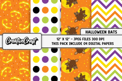 Halloween Digital Papers, scrapbooking, backgrounds designs Product Image 1