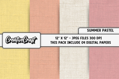 Summer Digital Paper, pastel colors digital paper scrapbook Product Image 1