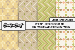 Easter Day Digital Paper, easter day background illustration Product Image 1