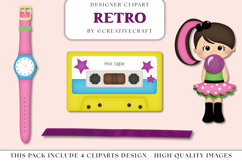 Retro 80s png clipart, retro 80s illustration, 80s graphics Product Image 1