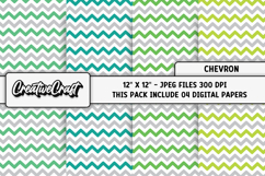 Chevron Digital Papers, chevron backgrounds illustrations Product Image 1