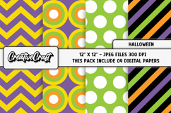 Halloween Digital Papers, scrapbooking, backgrounds designs Product Image 1