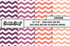 Chevron Digital Papers, chevron backgrounds illustrations Product Image 1