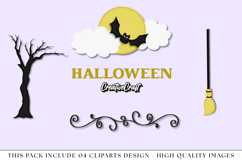 Halloween Clipart, halloween graphic design, illustrations Product Image 1