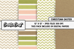 Easter Day Digital Paper, easter day background illustration Product Image 1