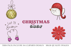 Christmas Clip Arts, christmas graphics, christmas designs Product Image 1