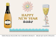 New Year png Clipart- Party, Balloons &amp; Fireworks Product Image 1