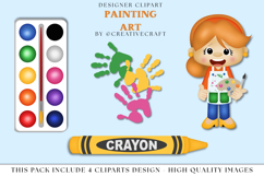 Back to School Clip Arts, school supplies, school graphics Product Image 1