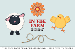 Animal Farm Clipart, animal farm graphics png, illustrations Product Image 1
