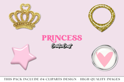 Princess png clipart, princess clipart illustration Product Image 1