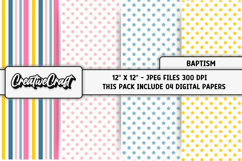Baptism Angel Digital Paper, scrapbook, backgrounds designs Product Image 1