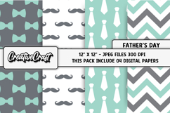 Fathers Day digital paper, fathers day graphic, illustration Product Image 1